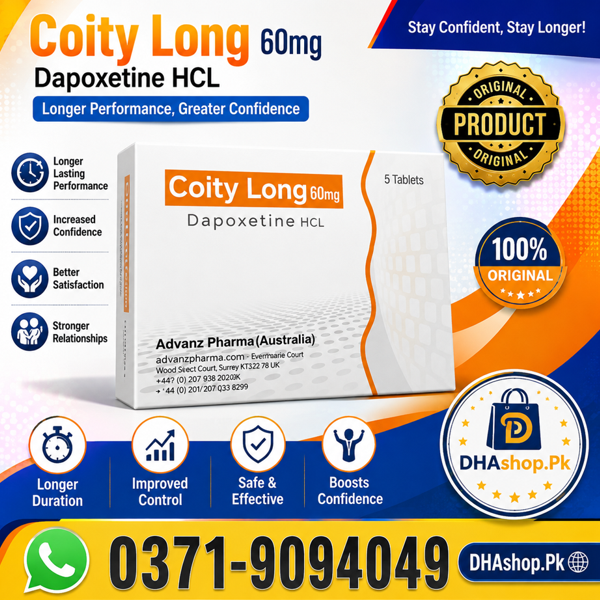 Coity Long Dapoxetine 60mg Tablets Price, Coity Long Dapoxetine 60mg Tablets Side Effects, Coity Long Dapoxetine 60mg Tablets in Urdu, Coity Long Dapoxetine 60mg Tablets How to Use, Coity Long Dapoxetine 60mg Tablets Price in Multan, Coity Long Dapoxetine 60mg Tablets in Lahore, Coity Long Dapoxetine 60mg Tablets in Pakistan, Coity Long Dapoxetine 60mg Tablets in Faisalabad, Coity Long Dapoxetine 60mg Tablets Price in Rawalpindi, Coity Long Dapoxetine 60mg Tablets , Coity Long Dapoxetine 60mg Tablets in Sargodha,