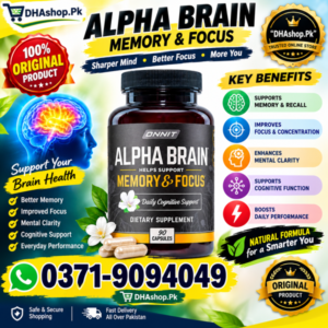 Alpha Brain Supplement Capsules Price in Pakistan