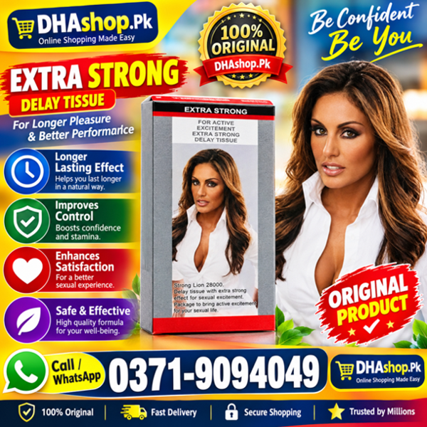 Extra Strong Lion Power Delay Tissue